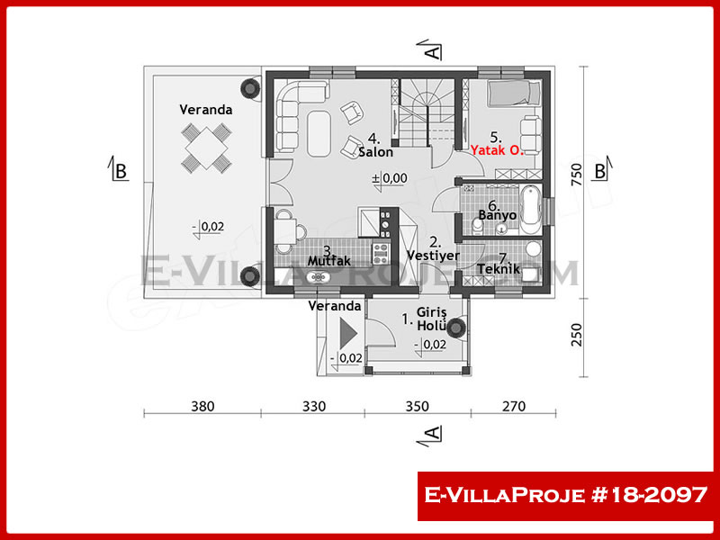 Ev Villa Proje #18 – 2097 Ev Villa Projesi Model Detayları