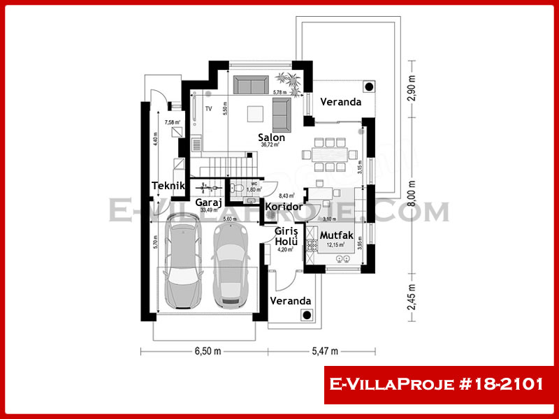 Ev Villa Proje #18 – 2101 Ev Villa Projesi Model Detayları