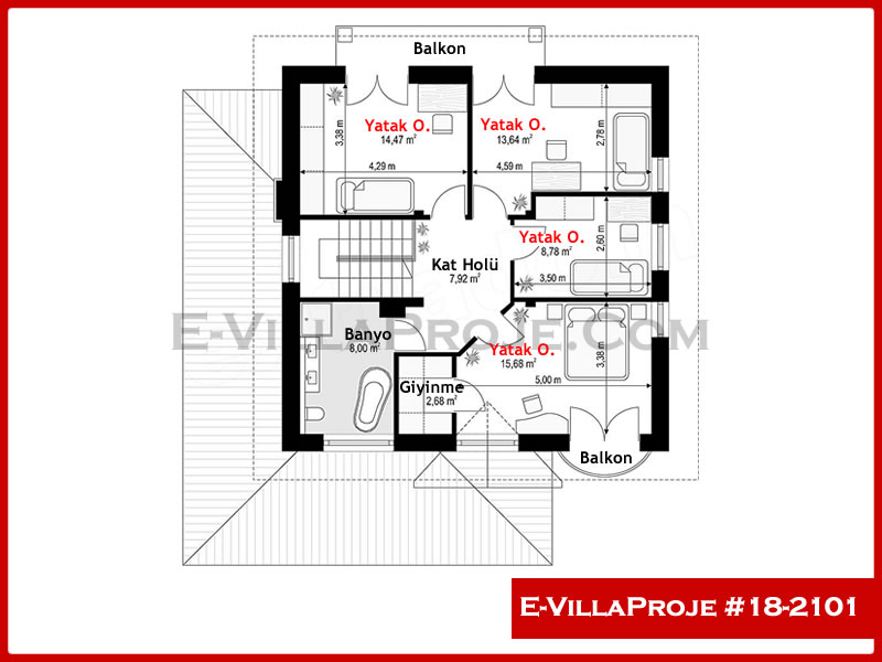 Ev Villa Proje #18 – 2101 Ev Villa Projesi Model Detayları