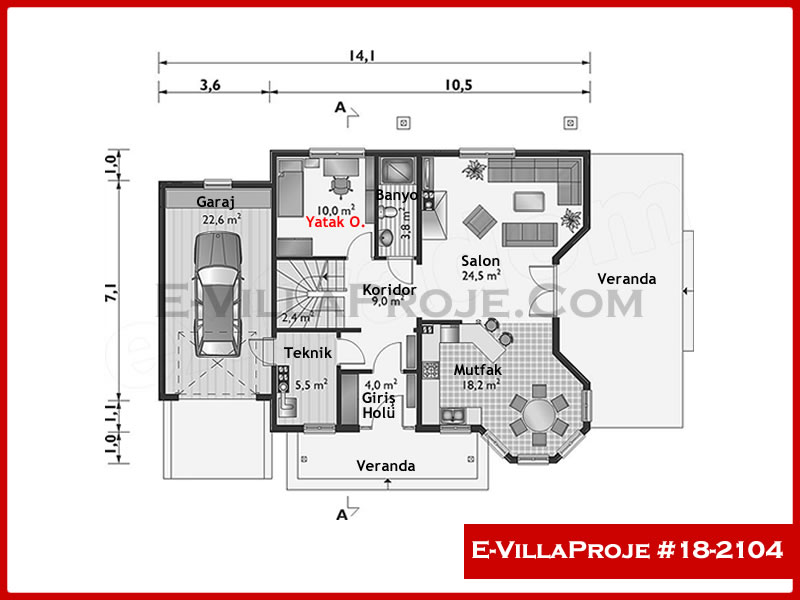 Ev Villa Proje #18 – 2104 Ev Villa Projesi Model Detayları