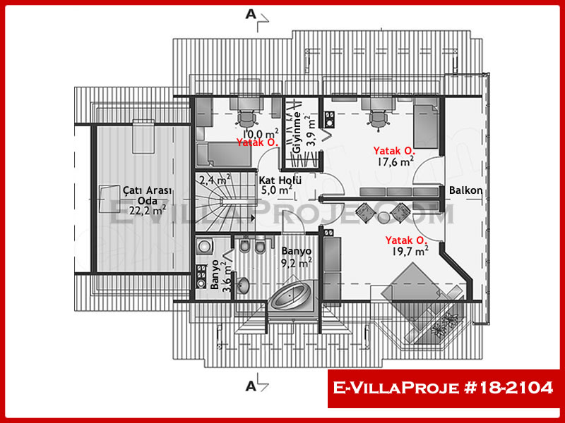 Ev Villa Proje #18 – 2104 Ev Villa Projesi Model Detayları