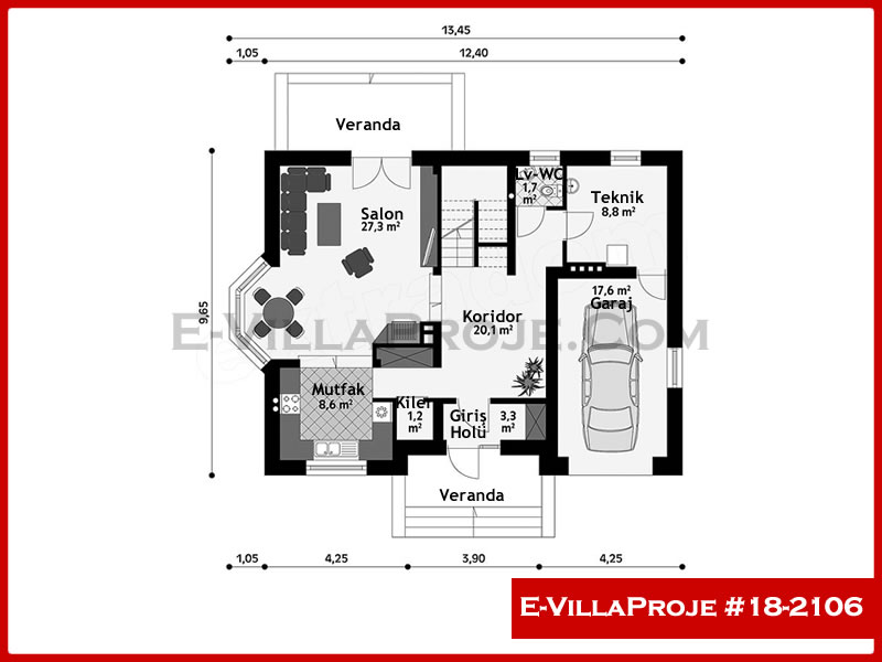 Ev Villa Proje #18 – 2106 Ev Villa Projesi Model Detayları