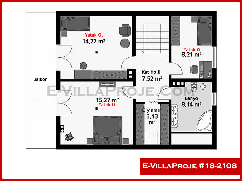 Ev Villa Proje #18 – 2108 Ev Villa Projesi Model Detayları