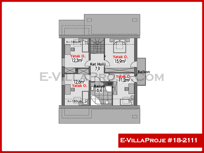 Ev Villa Proje #18 – 2111 Ev Villa Projesi Model Detayları