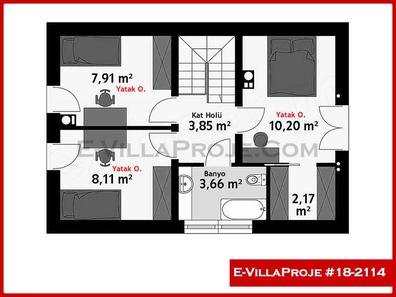 Ev Villa Proje #18 – 2114 Ev Villa Projesi Model Detayları