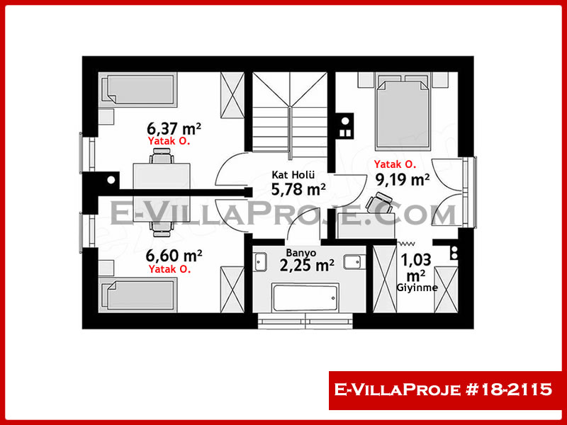 Ev Villa Proje #18 – 2115 Ev Villa Projesi Model Detayları