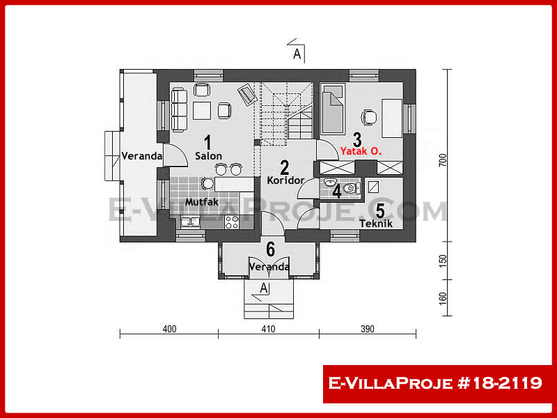 Ev Villa Proje #18 – 2119 Ev Villa Projesi Model Detayları