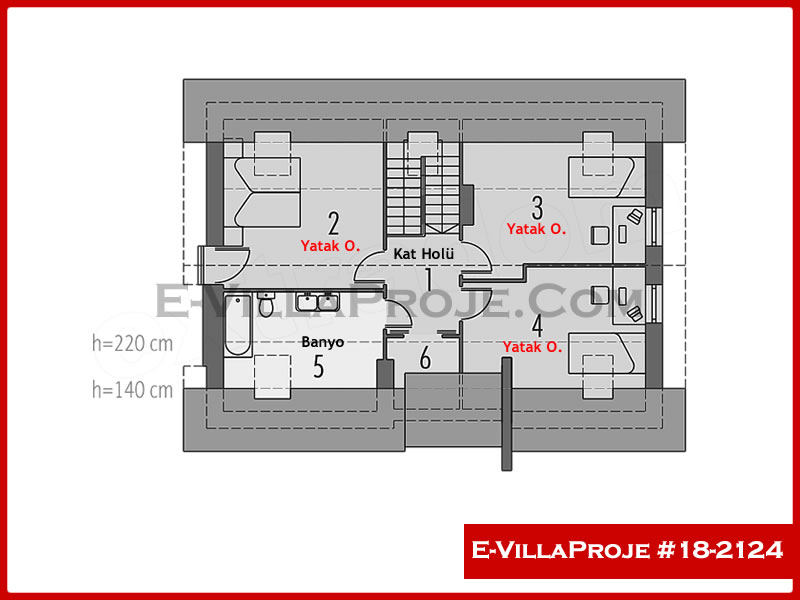 Ev Villa Proje #18 – 2124 Ev Villa Projesi Model Detayları