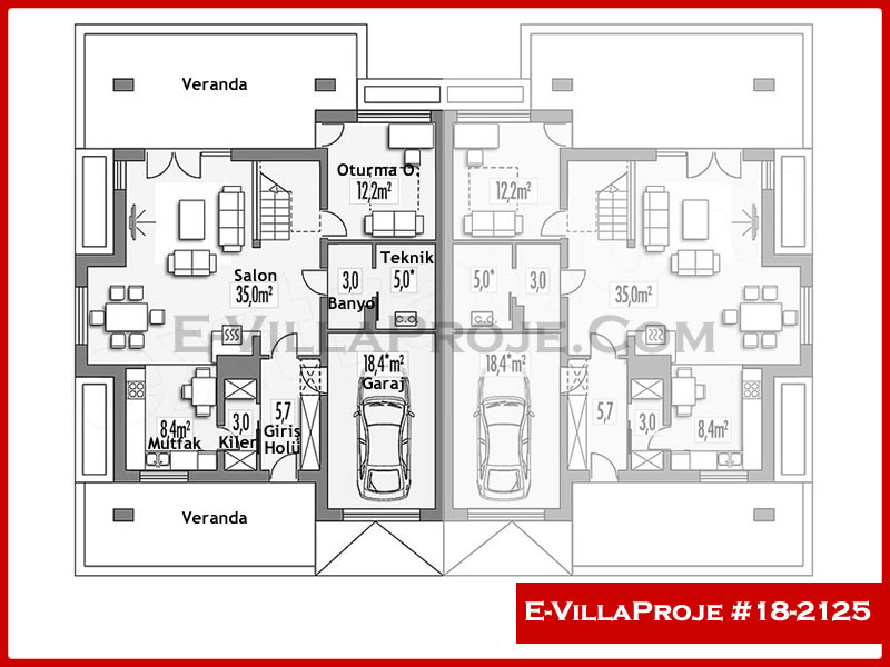 Ev Villa Proje #18 – 2125 Ev Villa Projesi Model Detayları