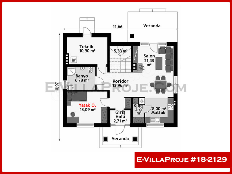 Ev Villa Proje #18 – 2129 Ev Villa Projesi Model Detayları