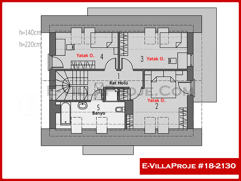 Ev Villa Proje #18 – 2130 Ev Villa Projesi Model Detayları