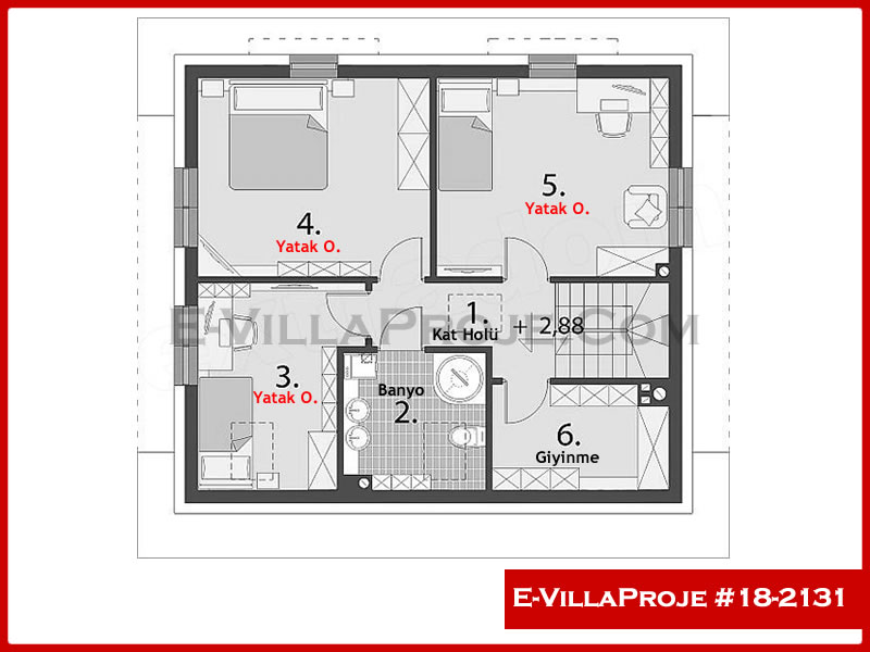 Ev Villa Proje #18 – 2131 Ev Villa Projesi Model Detayları