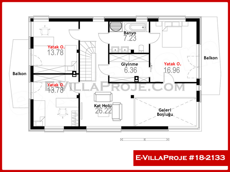 Ev Villa Proje #18 – 2133 Ev Villa Projesi Model Detayları