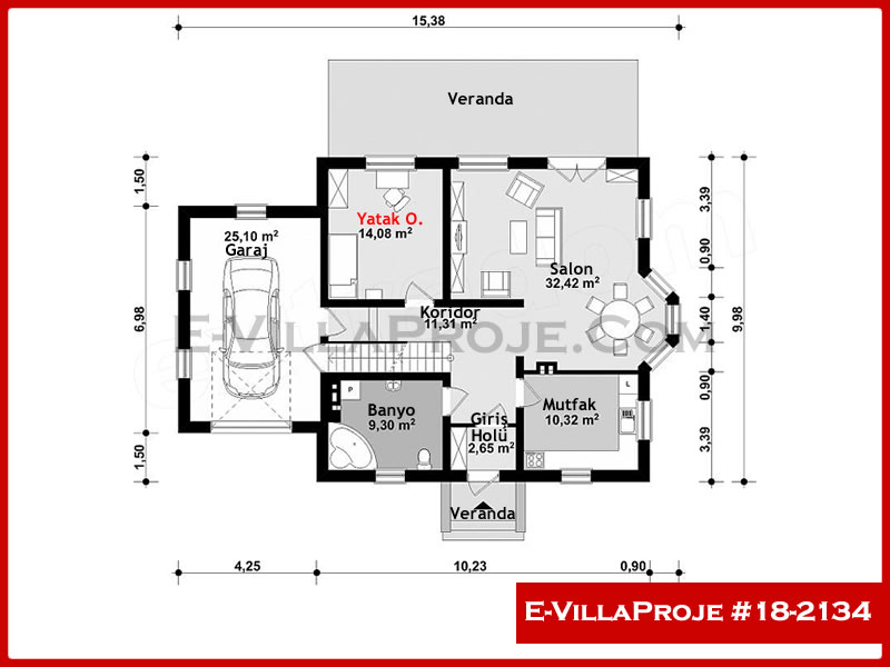 Ev Villa Proje #18 – 2134 Ev Villa Projesi Model Detayları