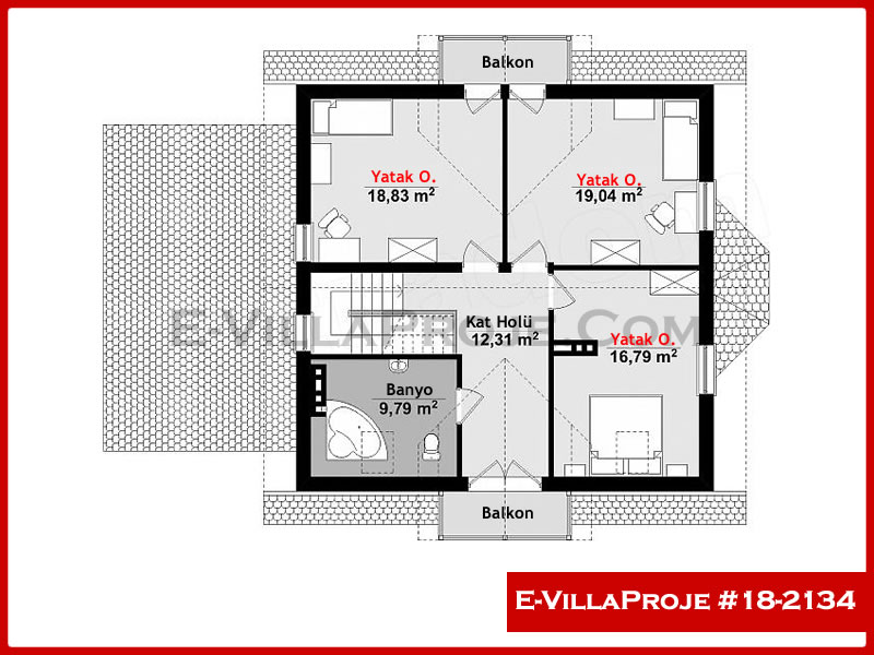 Ev Villa Proje #18 – 2134 Ev Villa Projesi Model Detayları