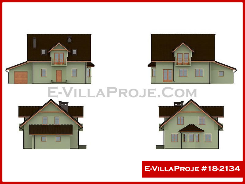Ev Villa Proje #18 – 2134 Ev Villa Projesi Model Detayları