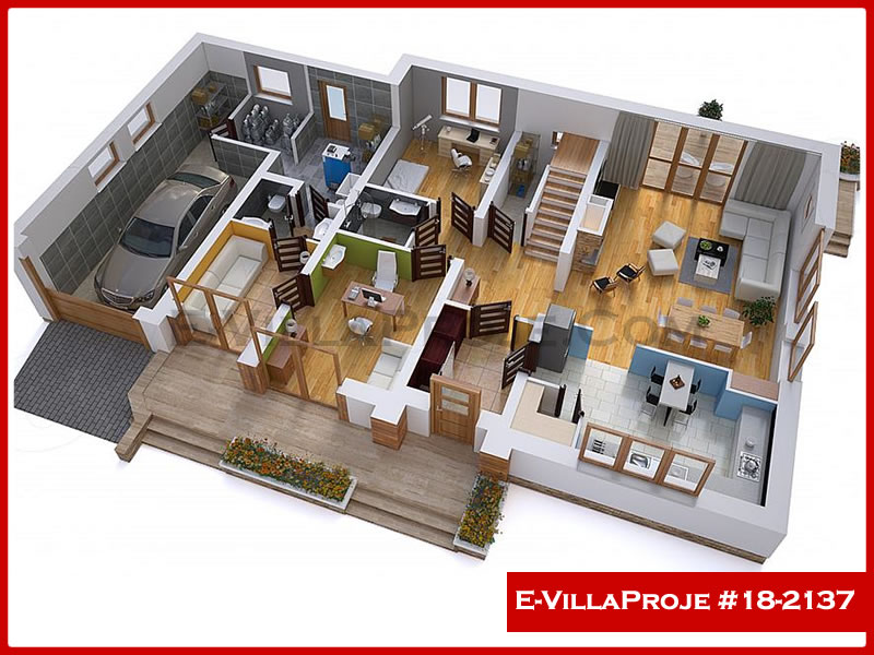 Ev Villa Proje #18 – 2137 Ev Villa Projesi Model Detayları