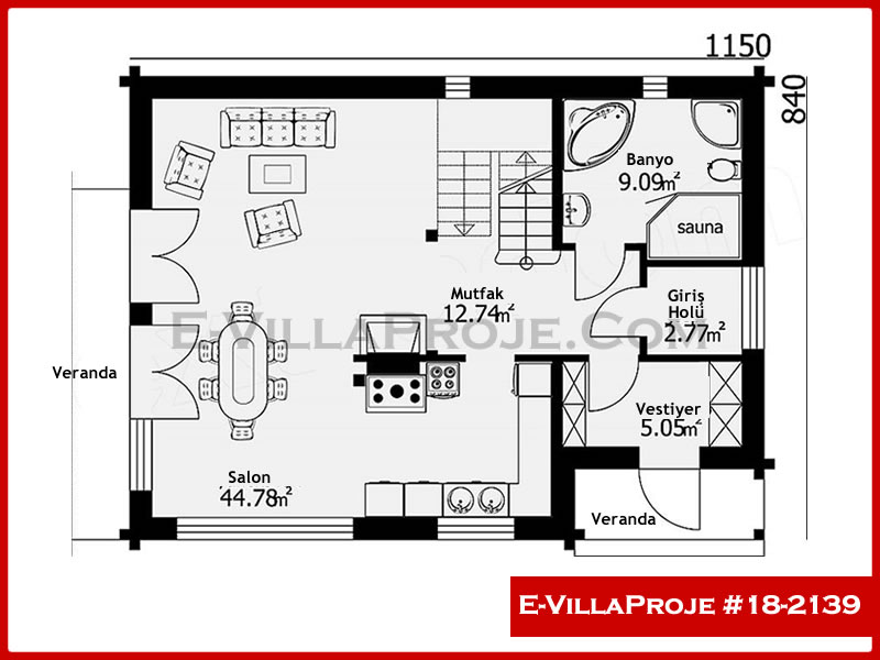 Ev Villa Proje #18 – 2139 Ev Villa Projesi Model Detayları