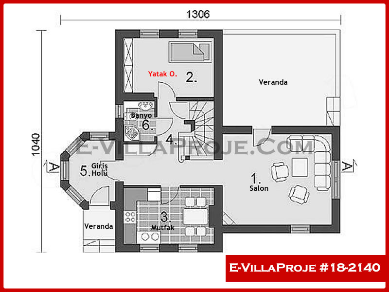 Ev Villa Proje #18 – 2140 Ev Villa Projesi Model Detayları