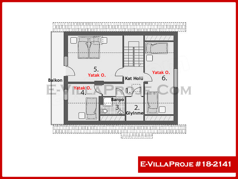 Ev Villa Proje #18 – 2141 Ev Villa Projesi Model Detayları