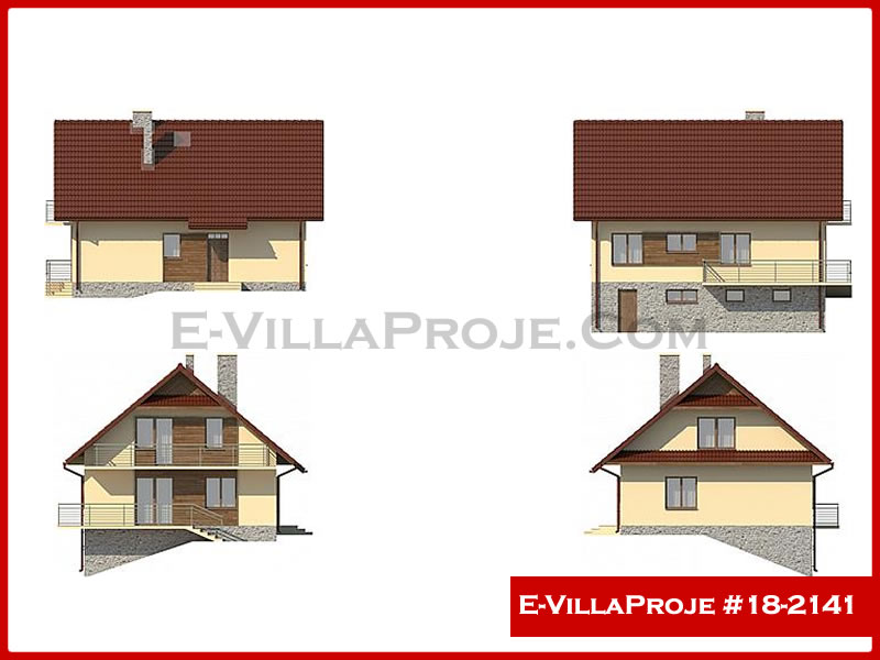 Ev Villa Proje #18 – 2141 Ev Villa Projesi Model Detayları