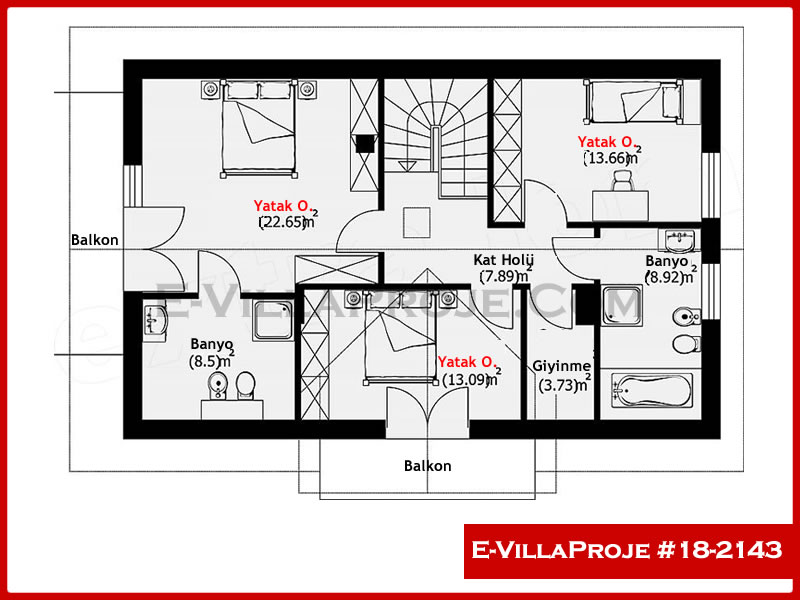 Ev Villa Proje #18 – 2143 Ev Villa Projesi Model Detayları
