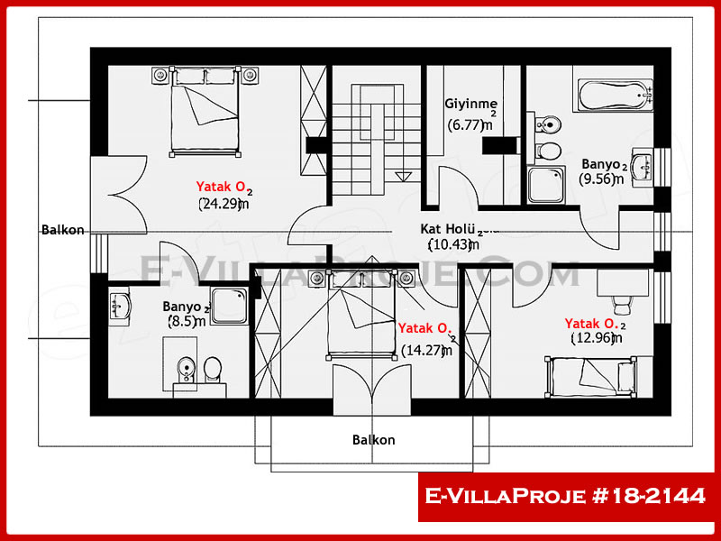 Ev Villa Proje #18 – 2144 Ev Villa Projesi Model Detayları