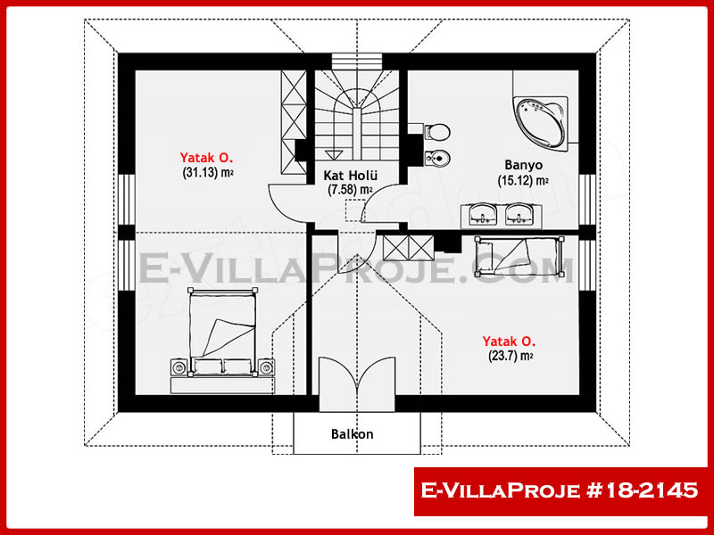Ev Villa Proje #18 – 2145 Ev Villa Projesi Model Detayları