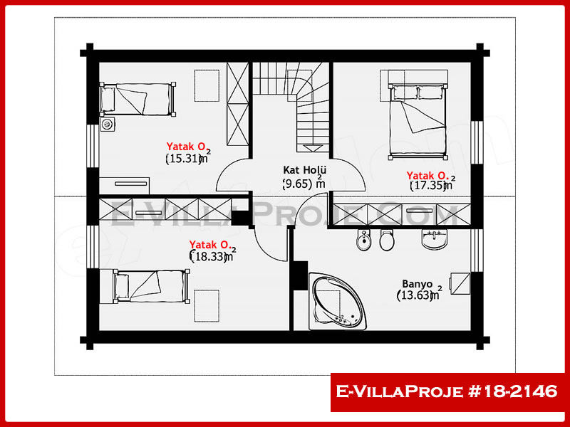 Ev Villa Proje #18 – 2146 Ev Villa Projesi Model Detayları