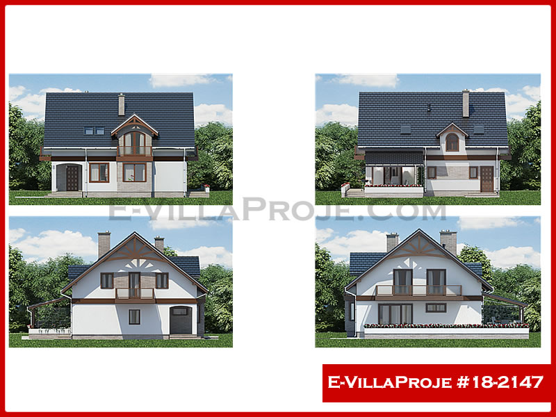 Ev Villa Proje #18 – 2147 Ev Villa Projesi Model Detayları