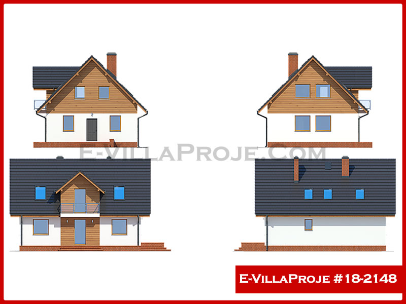 Ev Villa Proje #18 – 2148 Ev Villa Projesi Model Detayları