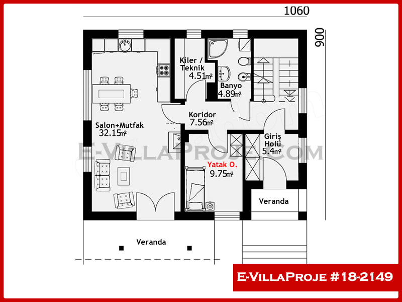 Ev Villa Proje #18 – 2149 Ev Villa Projesi Model Detayları