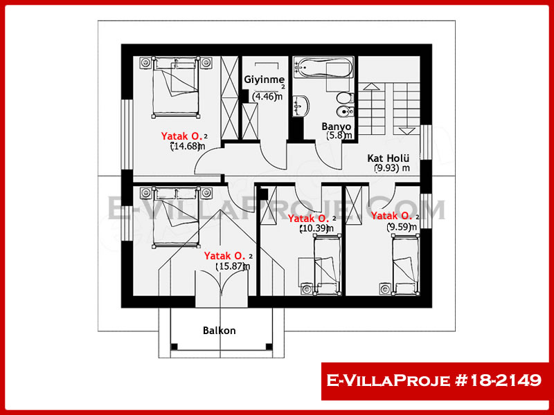 Ev Villa Proje #18 – 2149 Ev Villa Projesi Model Detayları