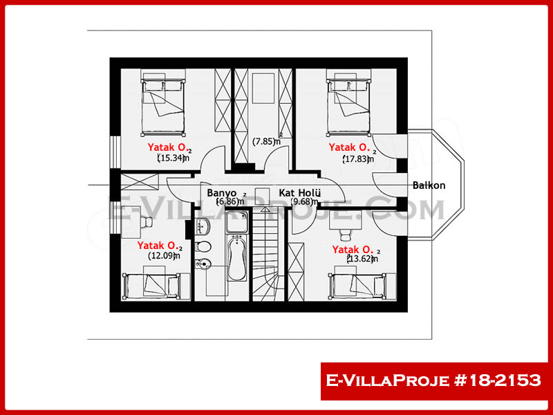 Ev Villa Proje #18 – 2153 Ev Villa Projesi Model Detayları