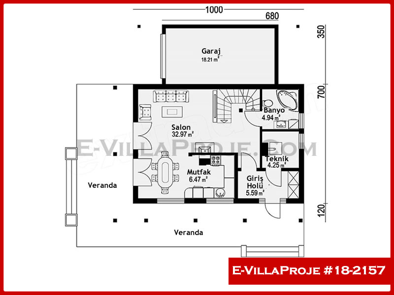 Ev Villa Proje #18 – 2157 Ev Villa Projesi Model Detayları