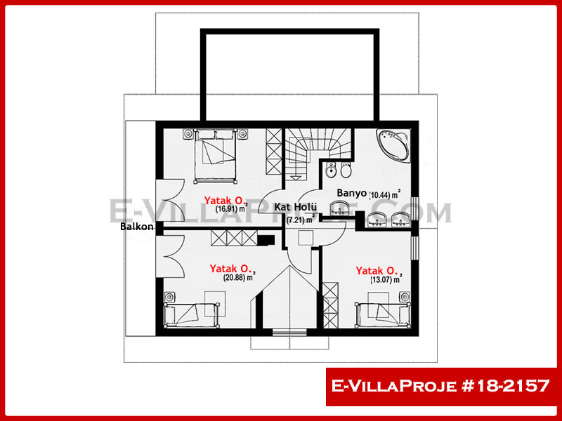 Ev Villa Proje #18 – 2157 Ev Villa Projesi Model Detayları
