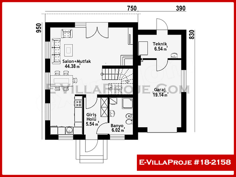 Ev Villa Proje #18 – 2158 Ev Villa Projesi Model Detayları
