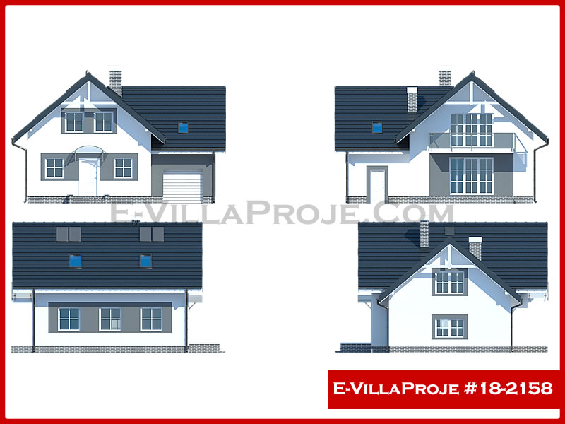 Ev Villa Proje #18 – 2158 Ev Villa Projesi Model Detayları