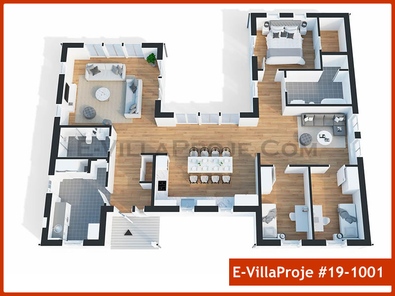 Ev Villa Proje #19 – 1001 Ev Villa Projesi Model Detayları