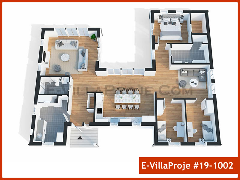 Ev Villa Proje #19 – 1002 Ev Villa Projesi Model Detayları