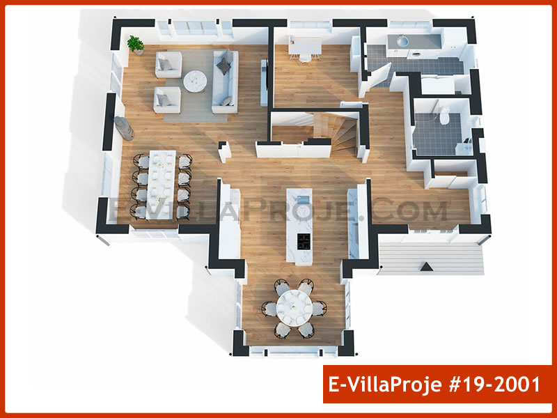 Ev Villa Proje #19 – 2001 Ev Villa Projesi Model Detayları