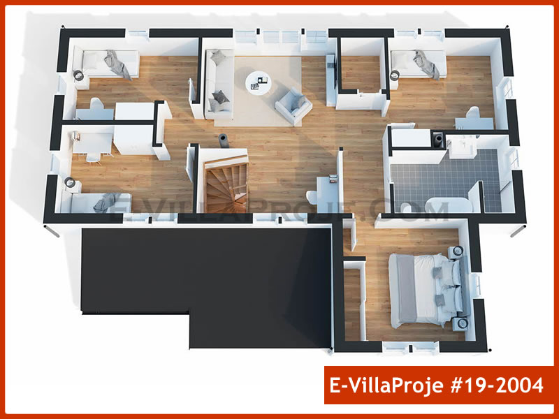 Ev Villa Proje #19 – 2004 Ev Villa Projesi Model Detayları