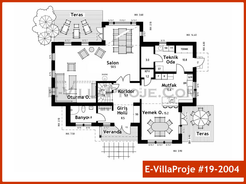 Ev Villa Proje #19 – 2004 Ev Villa Projesi Model Detayları