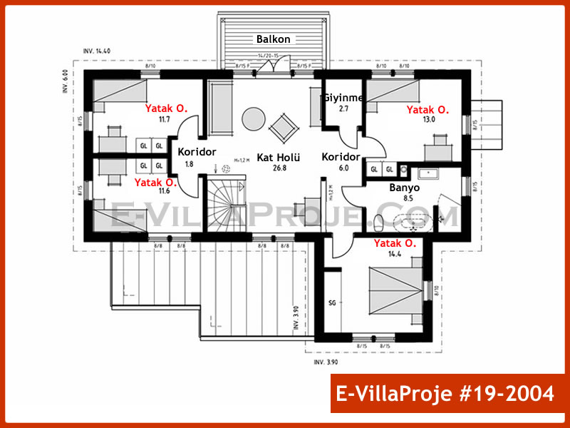 Ev Villa Proje #19 – 2004 Ev Villa Projesi Model Detayları