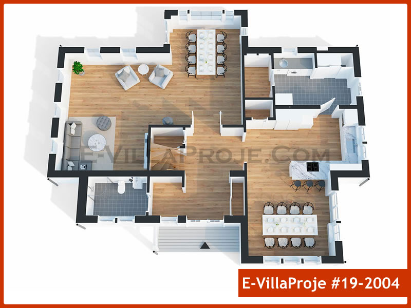 Ev Villa Proje #19 – 2004 Ev Villa Projesi Model Detayları