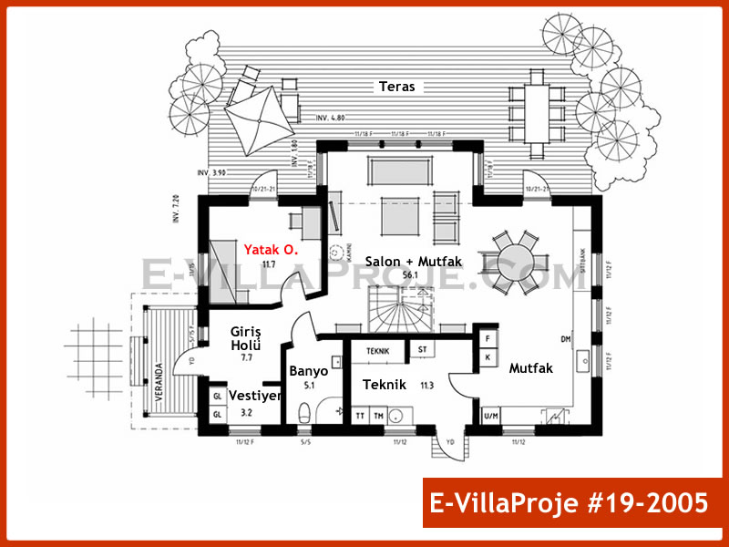 Ev Villa Proje #19 – 2005 Ev Villa Projesi Model Detayları