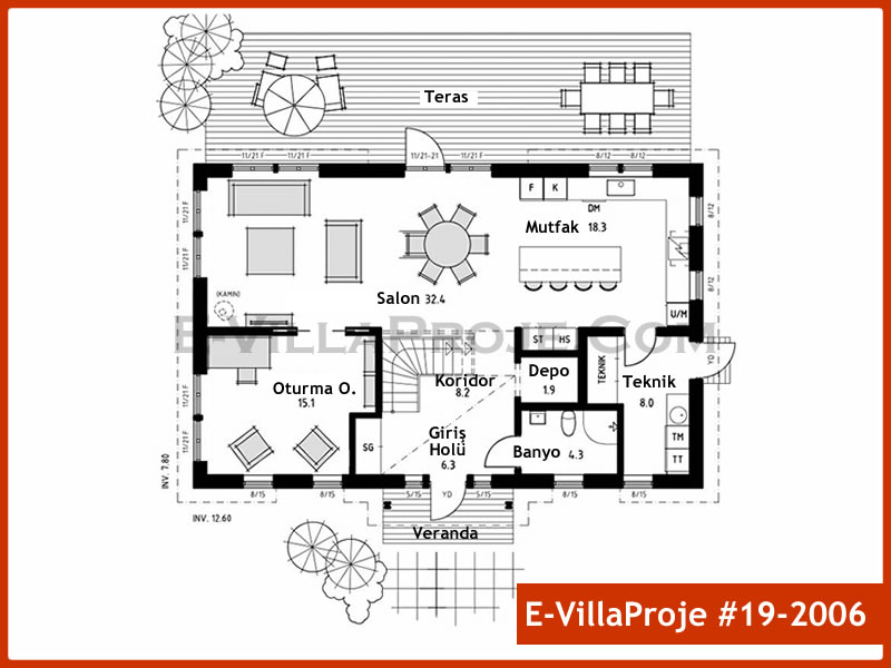Ev Villa Proje #19 – 2006 Ev Villa Projesi Model Detayları