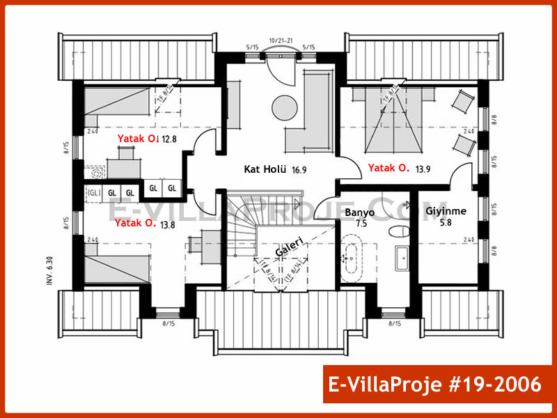 Ev Villa Proje #19 – 2006 Ev Villa Projesi Model Detayları