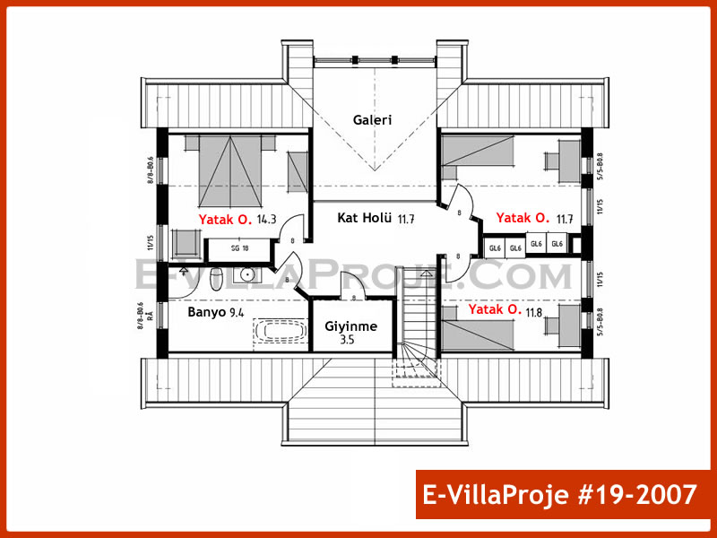 Ev Villa Proje #19 – 2007 Ev Villa Projesi Model Detayları