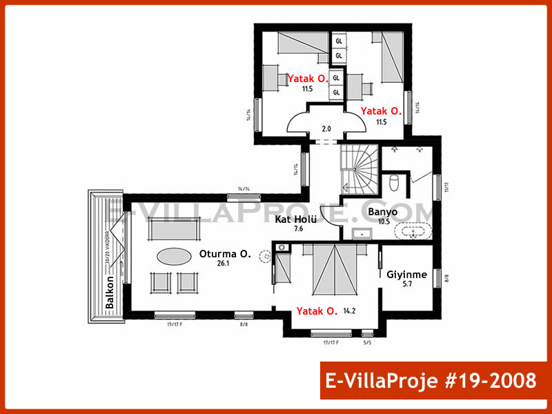 Ev Villa Proje #19 – 2008 Ev Villa Projesi Model Detayları